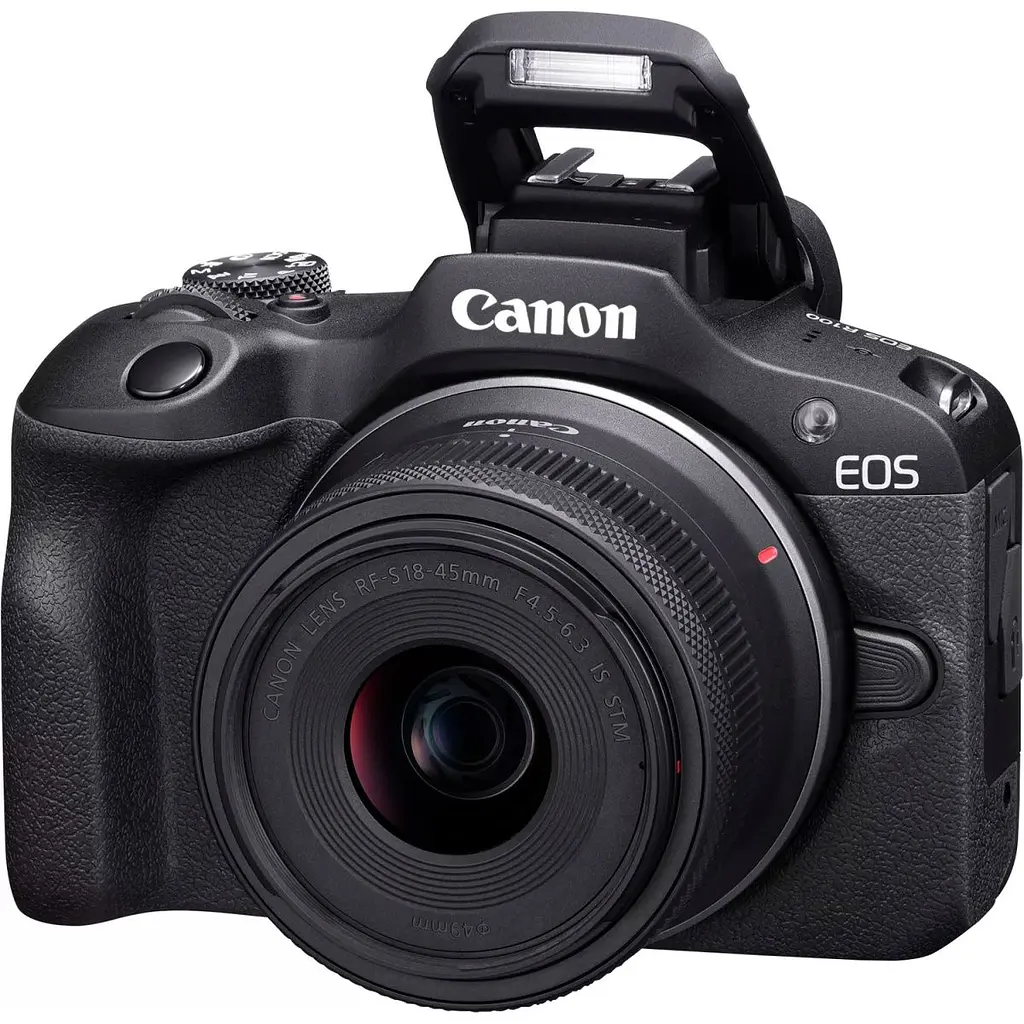 Бездзеркальний фотоапарат Canon EOS R100 Kit RF-S 18-45mm F/4.5-6.3 IS STM (6052C013) [88966] - фото 8