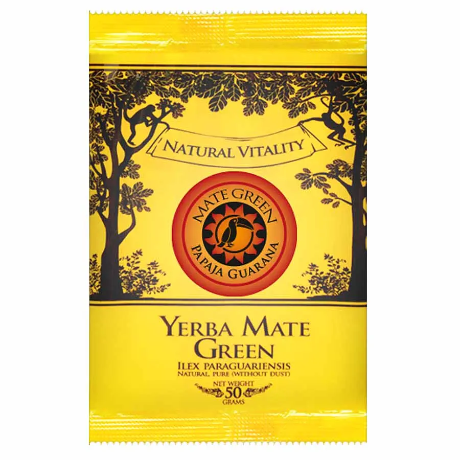 Йерба Мате Green PAPAJA GUARANA - 50 г - фото 2