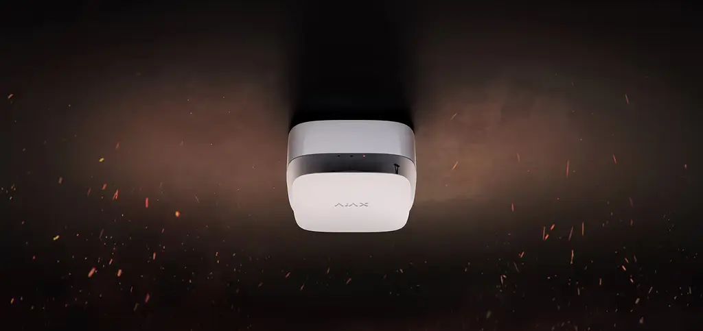 Ajax Датчик диму та температури FireProtect 2 SB Heat Smoke Jeweler незмінна батарея бездротовий білий - фото 2