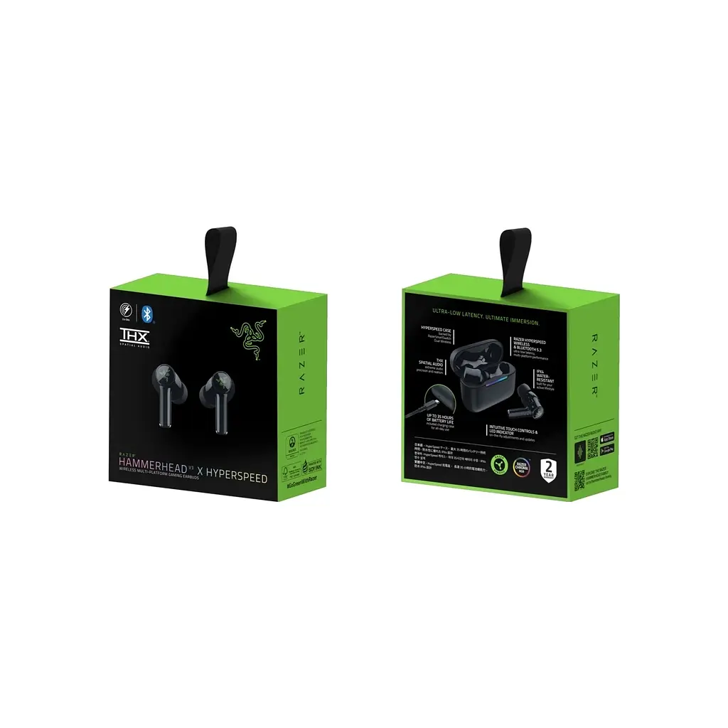 Навушники Razer Hammerhead V3 X Hyperspeed Black (RZ12-05620100-R3G1) - фото 7