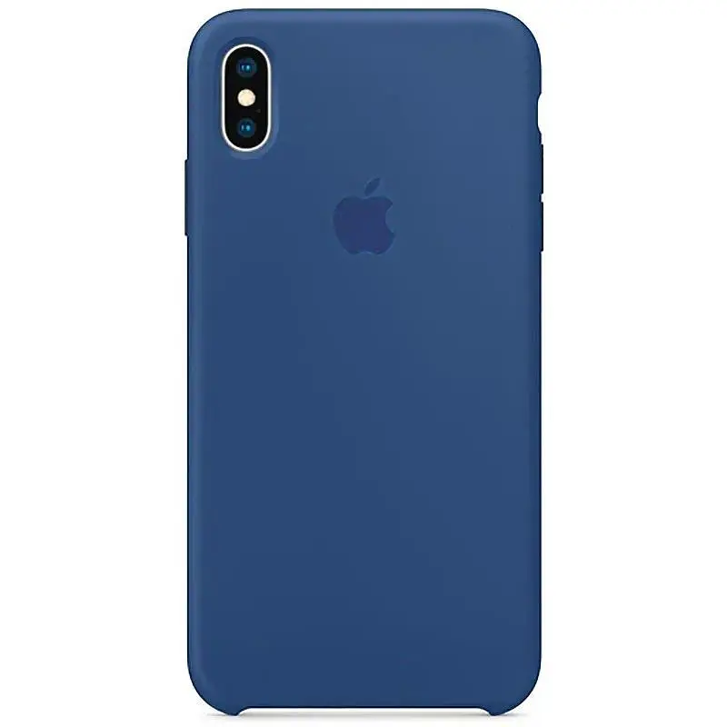 Чехол-накладка Toto Silicone Case Apple iPhone XS Max Midnight Blue - фото 4