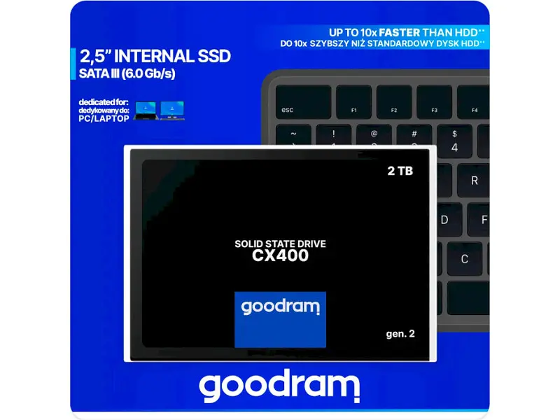 SSD-накопичувач GOODRAM CX400 gen.2 2 TB (SSDPR-CX400-02T-G2) - фото 5
