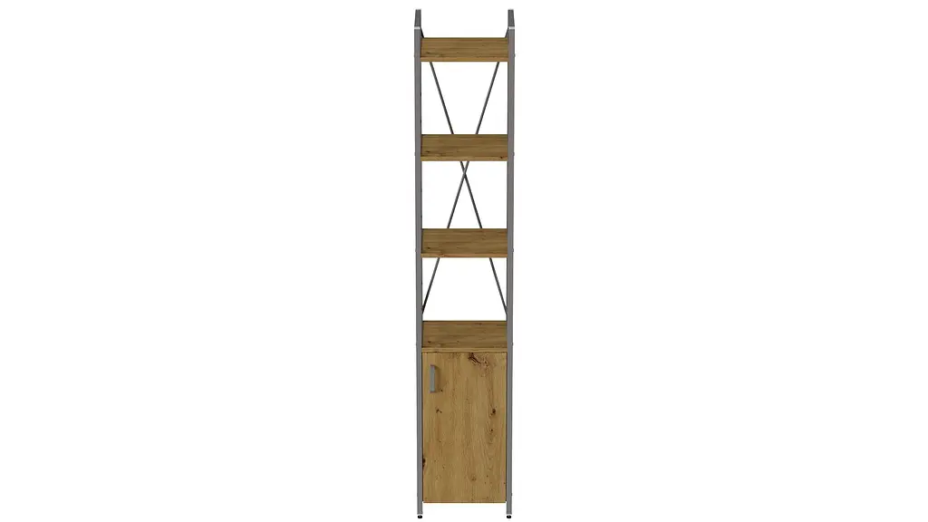 Етажерка 4/34 Ferrum-decor Серії Конект з тумбою 179x34x28 Сірий ДСП Артизан (FRD-104482) - фото 4