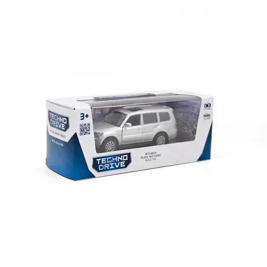 Автомодель - Mitsubishi Pajero 4WD Turbo (сріблястий) - фото 4
