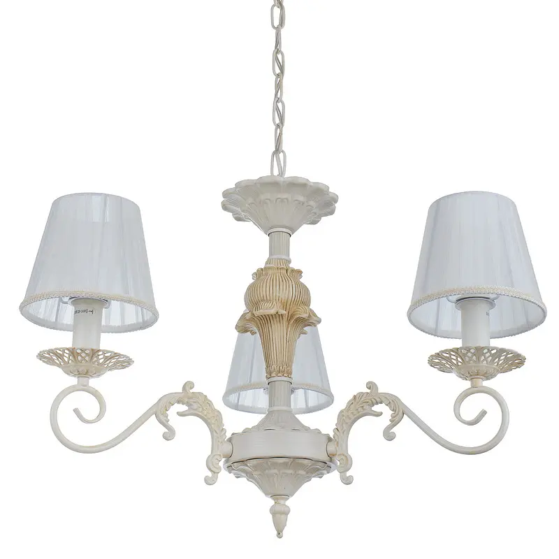 Люстра подвесная Brille с абажуром классическая E14 40W BG (BCL-725S/3) - фото 4