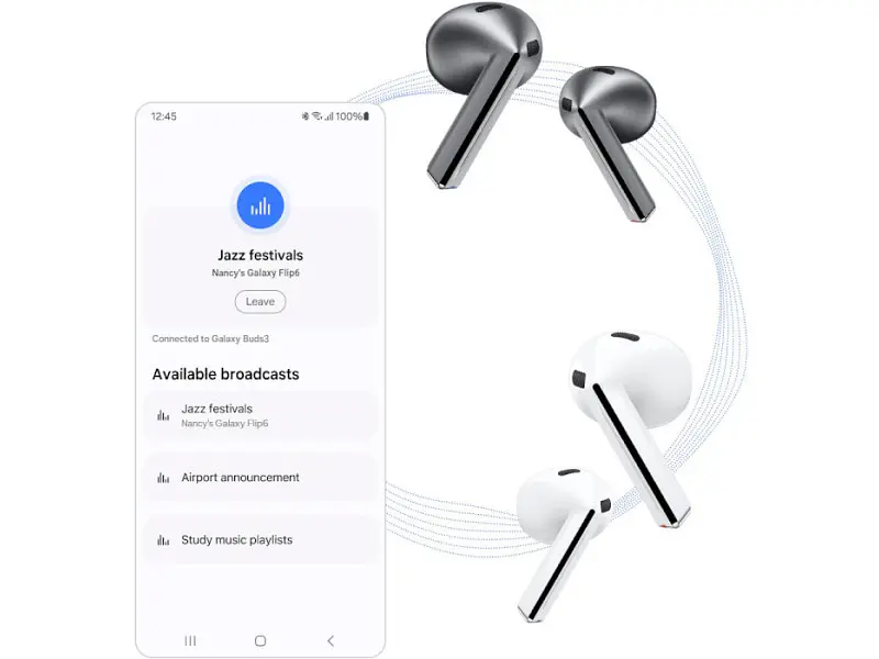Навушники TWS Samsung Galaxy Buds3 Silver (SM-R530NZAA) - фото 11