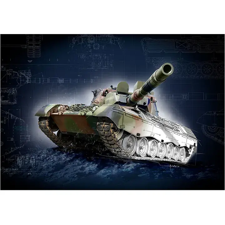Сборная модель-копия Revell Танк Leopard 1 A1A1-A1A4 (RVL-05656) - фото 3