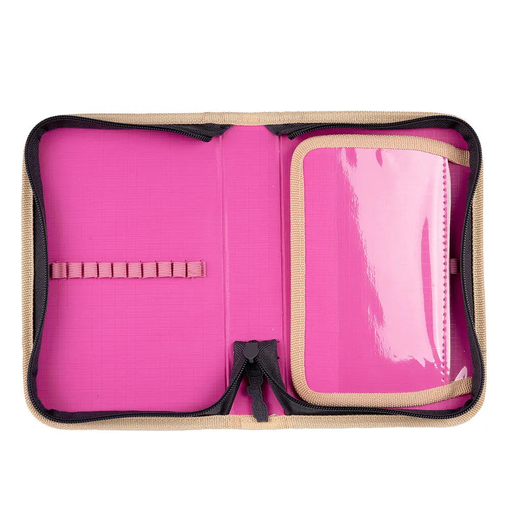 Шкільний пенал твердий 1Вересня одинарний з клапаном HP-03 Pussycat - фото 3