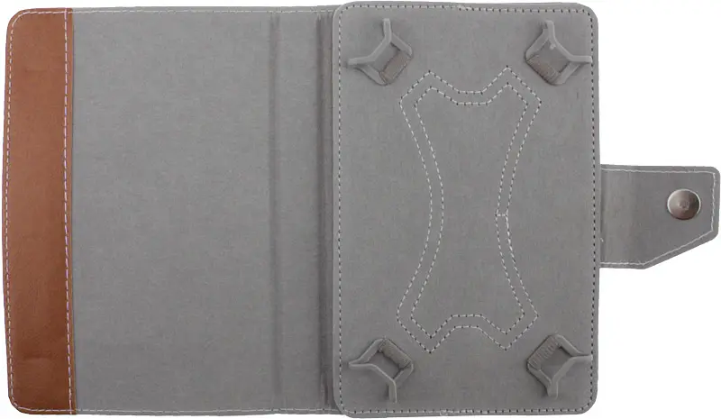 Чехол-книжка TOTO Book Cover button Universal 7" Brown - фото 3