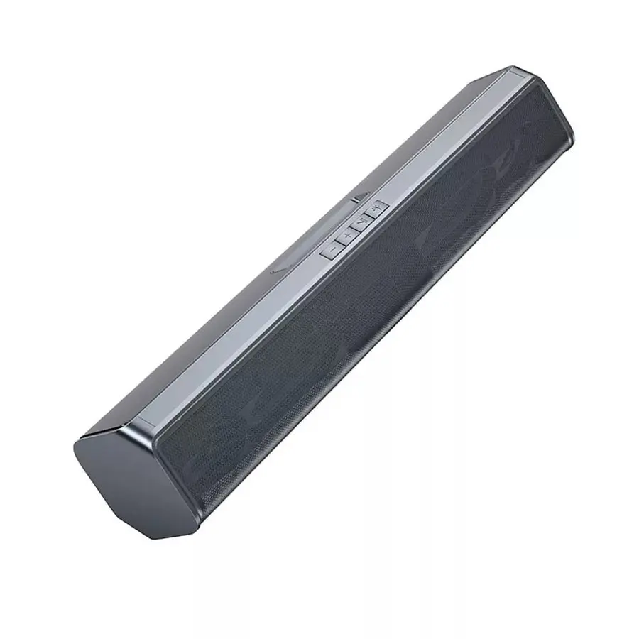 Колонка портативна Hoco BS49 Dazzling sound desktop wireless speaker сірий - фото 3
