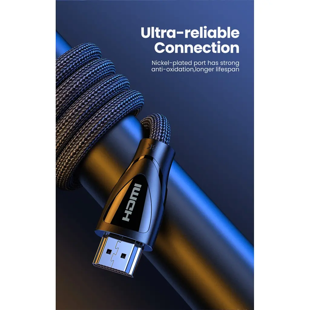 Кабель мультимедійний HDMI M to HDMI M 3.0m V2.1 Ugreen (80404) - фото 3