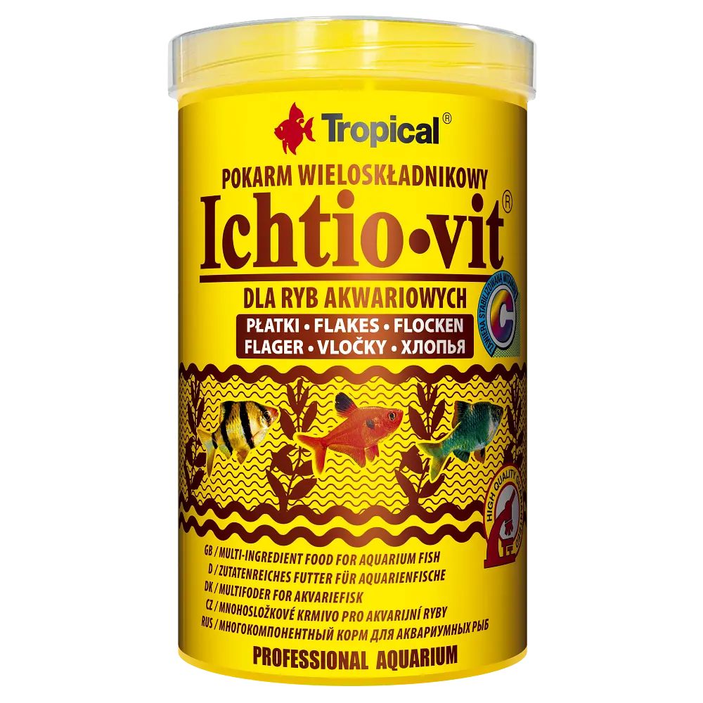 Сухой корм для аквариумных рыб Tropical в хлопьях Ichtio-Vit 100 мл для всех аквариумных рыб - фото 2