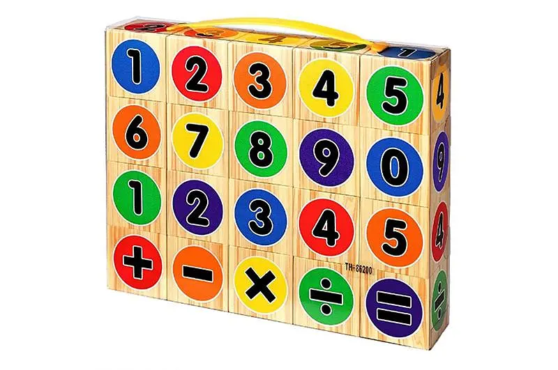 Ігрові кубики цифри EVA, K13805, кубик 5см, в упаковці 20шт 25,2 x 5,2 x 20,2см