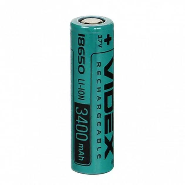 Акумулятор Videx Li-ion 18650 3400mAh 3,7V (без захисту) - фото 4