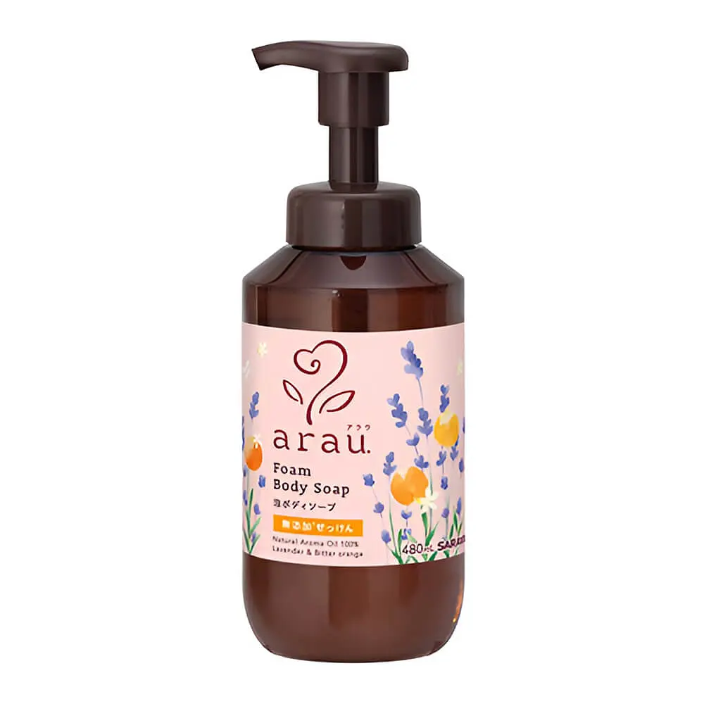 Натуральна гель-пінка для душу Foam Body Soap Arau 480 мл