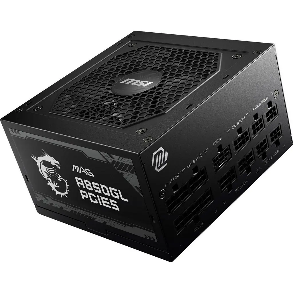 Блок живлення MSI MAG A850GL PCIE5 Black (306-7ZP8A11-CE0) [109821] - фото 3
