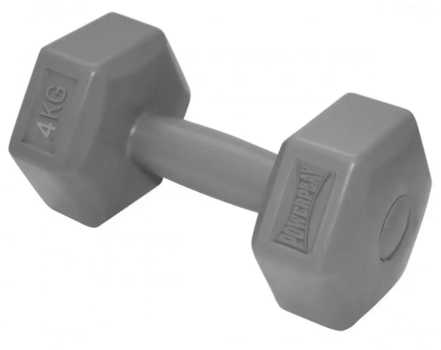 Гантель композитная PowerPlay 4124 Hercules 4 кг, Серый 1 шт (PP_4124_4kg) - фото 3