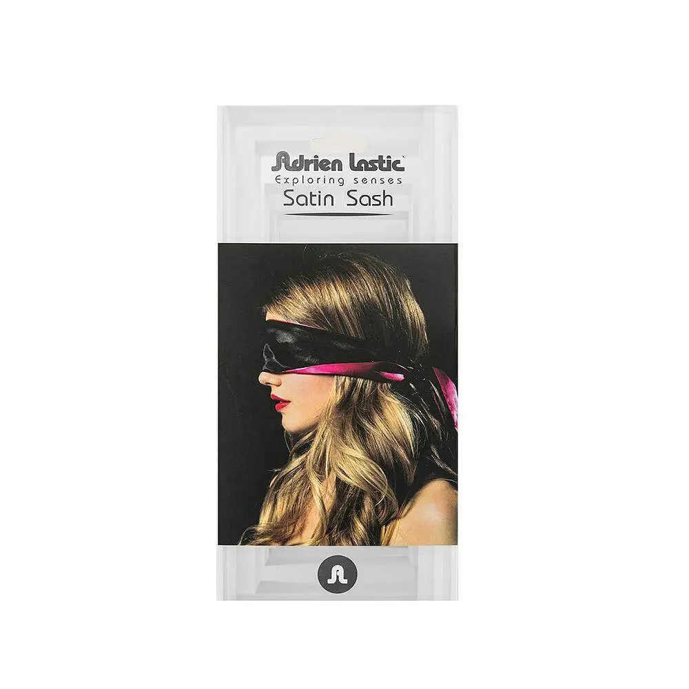 Пов'язка-стрічка із сатину 2-в-1 Adrien Lastic Satin Sash (пов'язка на очі та стрічка для зв'язування) - фото 3