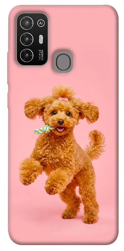 TPU чохол Demsky Happy poodle для ZTE Blade A52