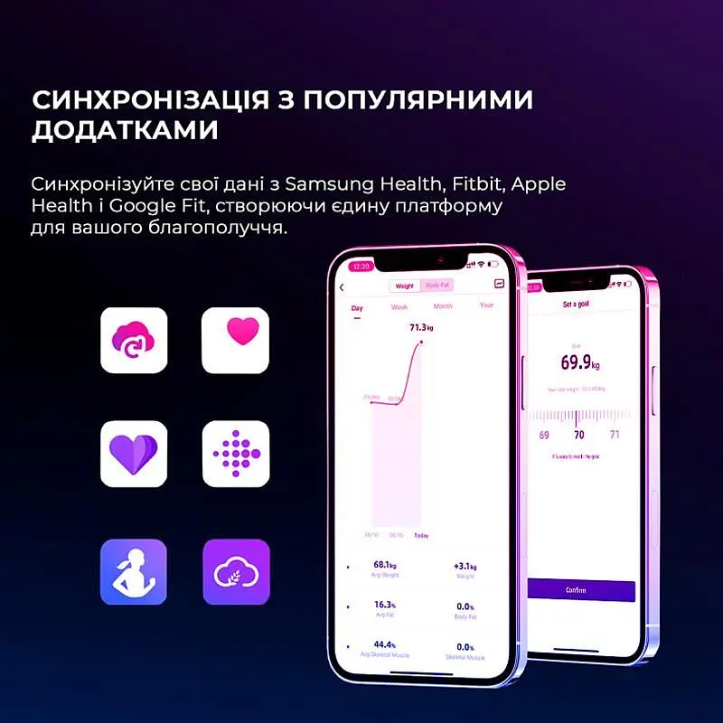 Ваги підлогові Yunmai X Smart Scale (YMBS-M268) - фото 5