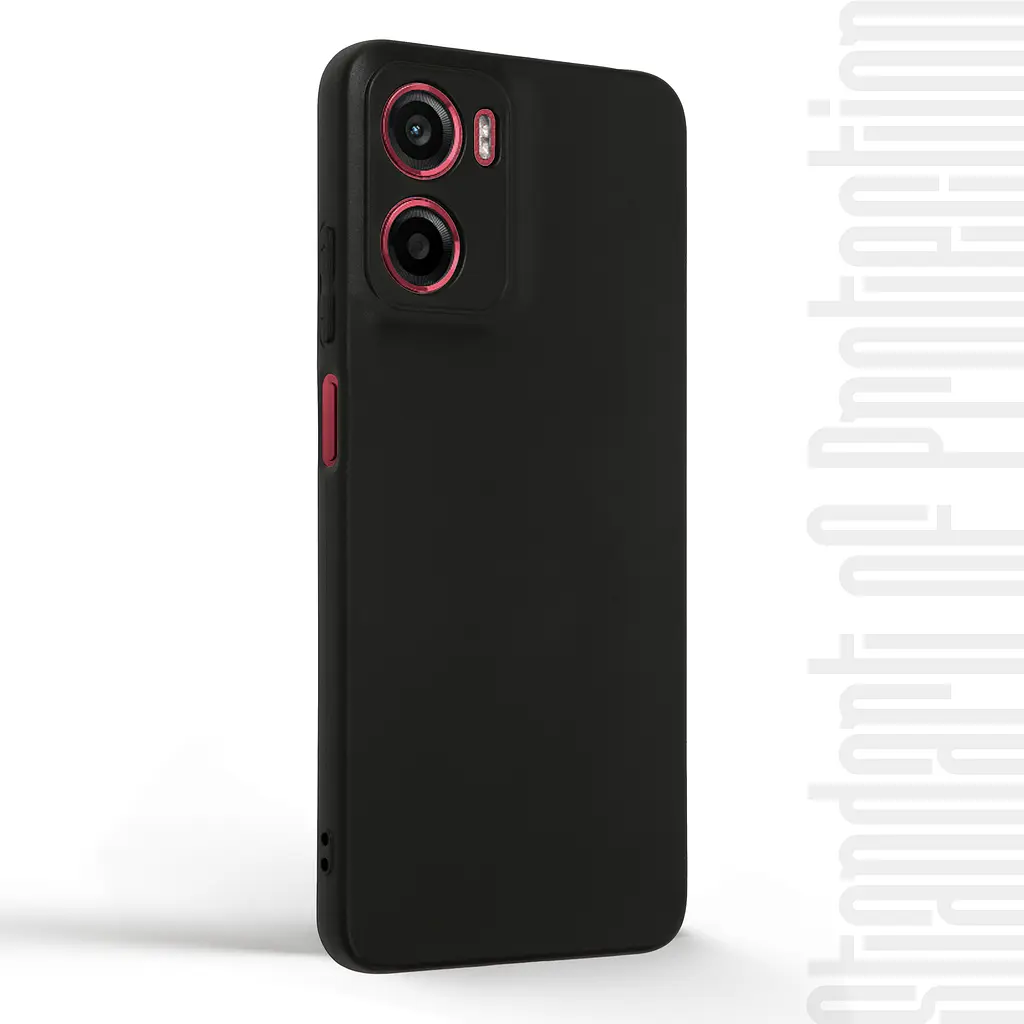 Чехол-накладка для смартфона Motorola G05/E15 противоударный, силиконовый, термополиуретановый (ТПУ), с защитой камеры и корпуса, черный, защита всего корпуса, ArmorStandart (ARM82997) - фото 2