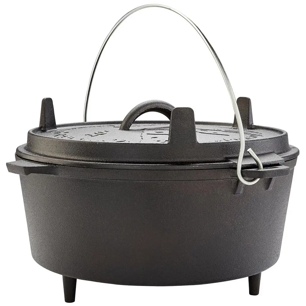 Казан з кришкою Groenberg Askja Pot 33 cm / 10 L Black (266018) - фото 2