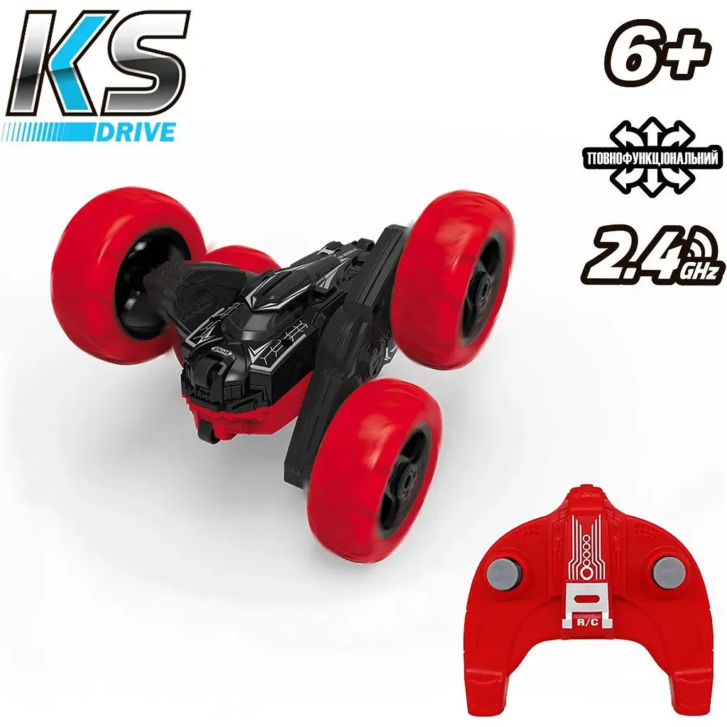 Машинка на радіокеруванні KS Drive Stunt Car Red (STURBWB) [114147] - фото 9