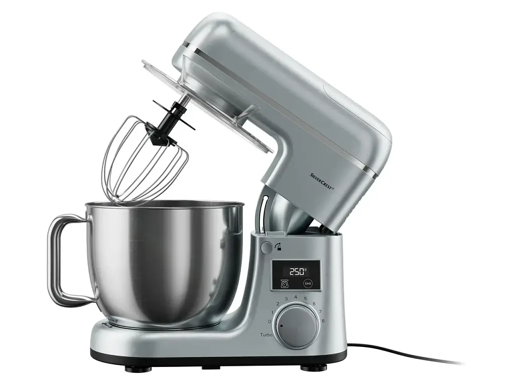 Кухонний комбайн-тестоміс 2 у 1 Silver Crest SKMW 900 A1 silver 5,0 л - фото 2