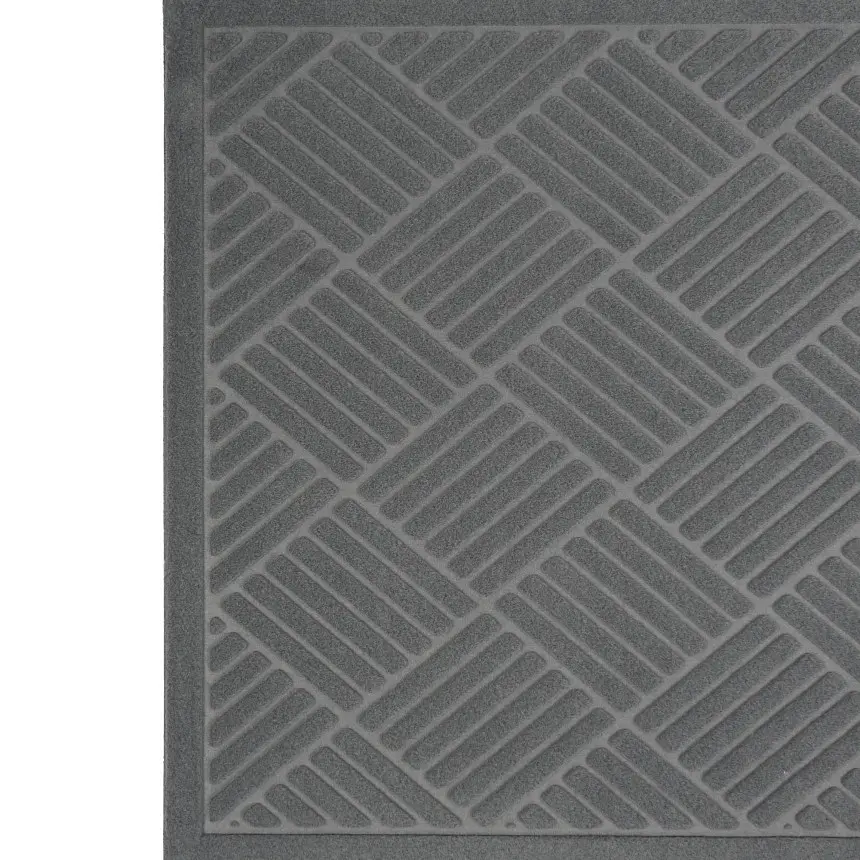 Килимок придверний Eco Fabric Смужки без кромки сірий 60 х 90 см (6090-008) - фото 6