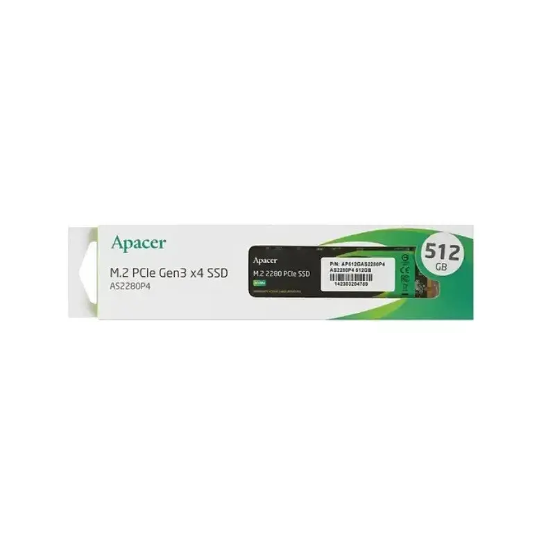 Накопичувач SSD внутрішній Apacer AS2280P4 512GB M.2 2280 PCIe 3.0x4 NVMe 3D TLC - фото 3