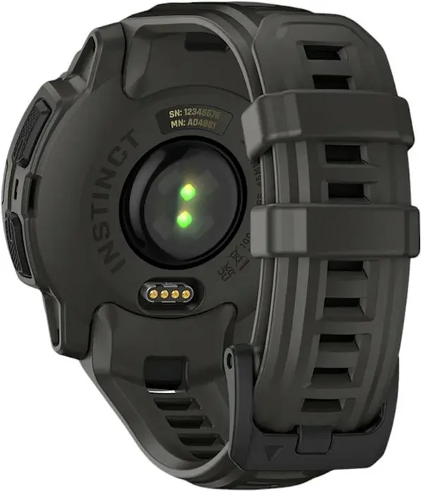 Смарт-часы Garmin Instinct E 45 мм Black with Charcoal Band (010-02933-00) - фото 6