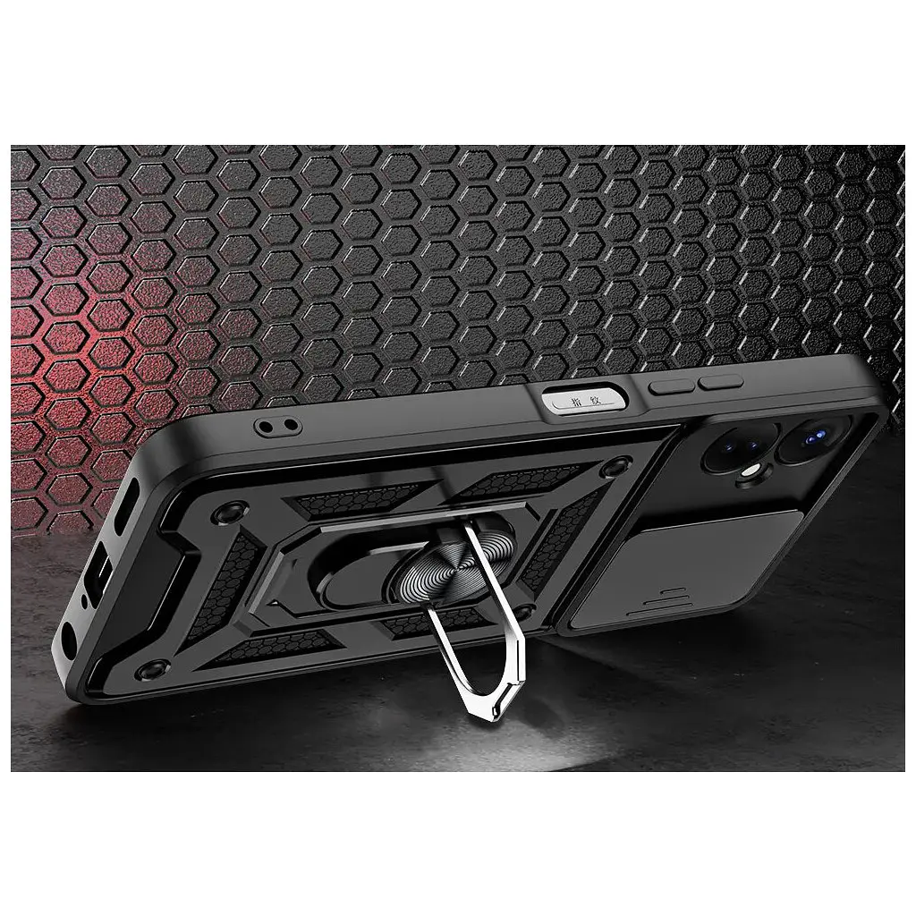 Чохол до мобільного телефона BeCover Military Tecno Spark 9 Pro (KH7n) Black (710006) - фото 3