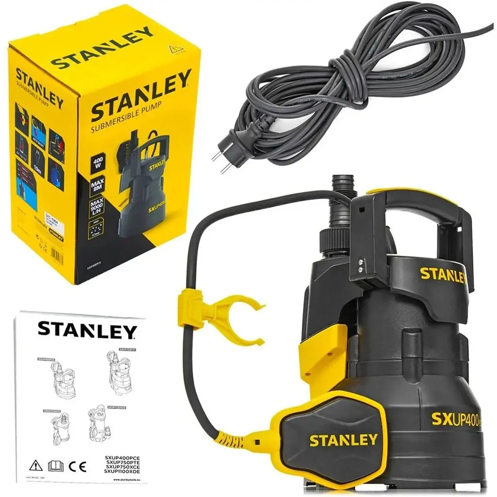 Погружной дренажный насос Stanley SXUP400PCE - фото 6