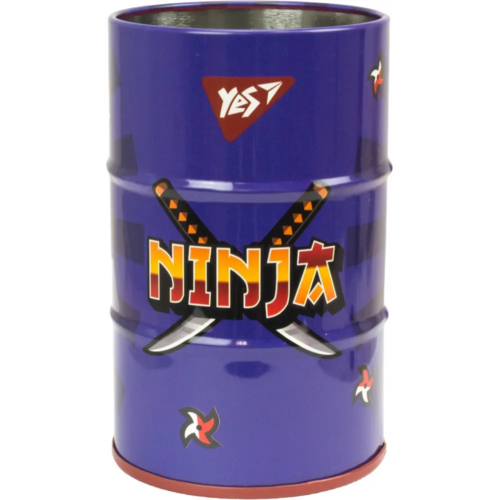 Стакан для ручок метал. Yes 470503 Ninja(50) - фото 2