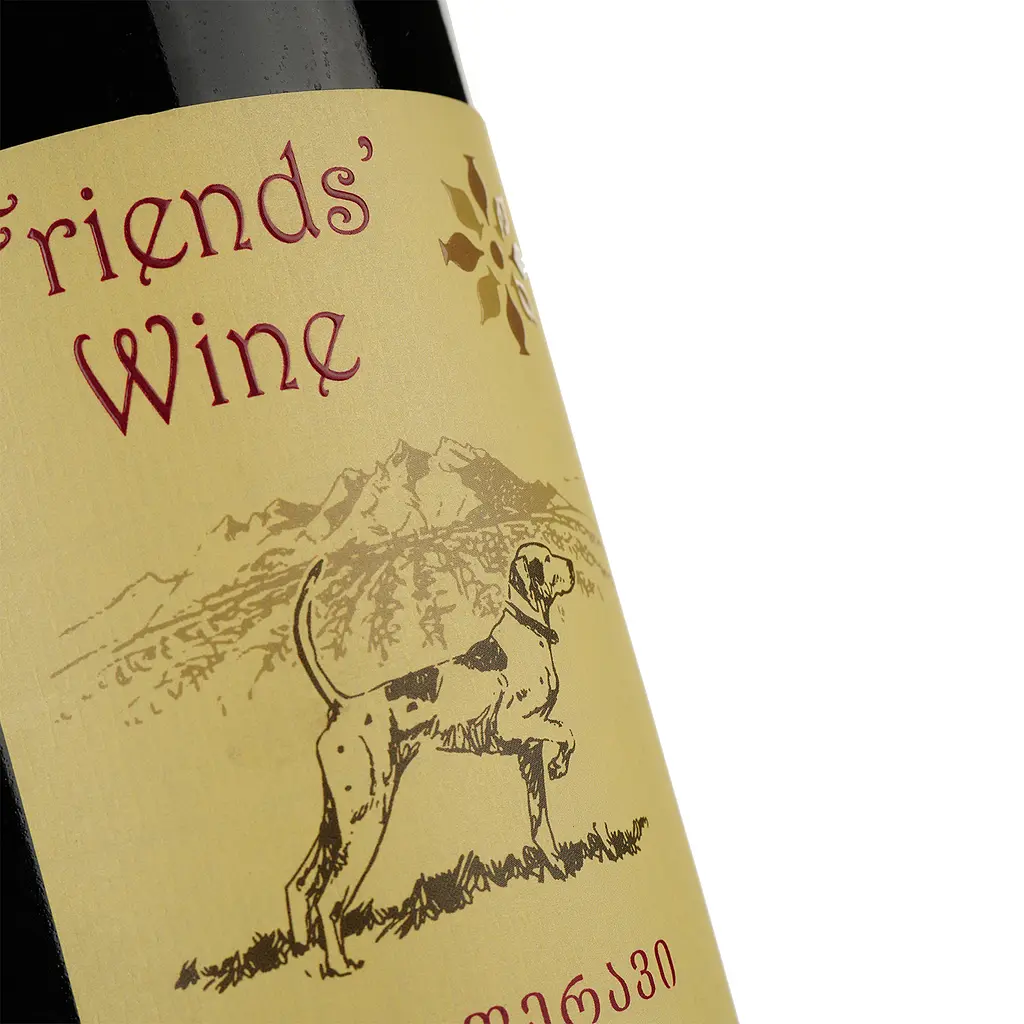 Вино Friends' Wine Saperavi красное сухое 0.75 л  - фото 3