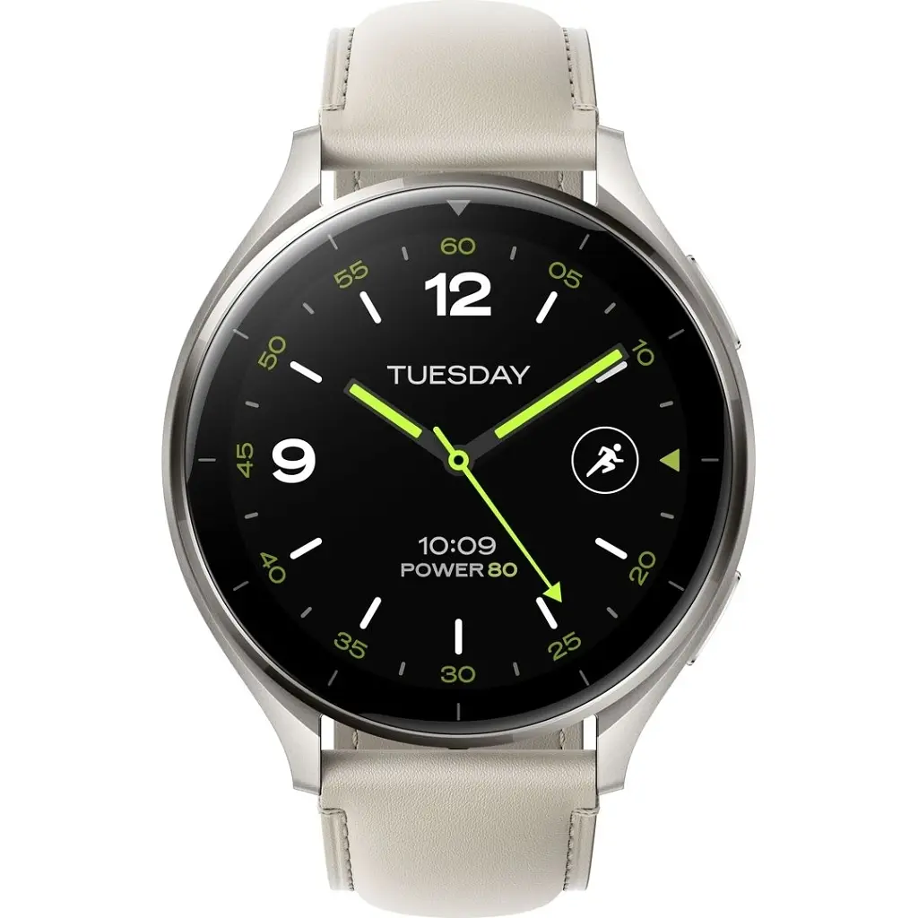Смарт-годинник Xiaomi Watch 2 Titan BHR9306GL Gray Case White Leather Strap (1093970) - фото 3