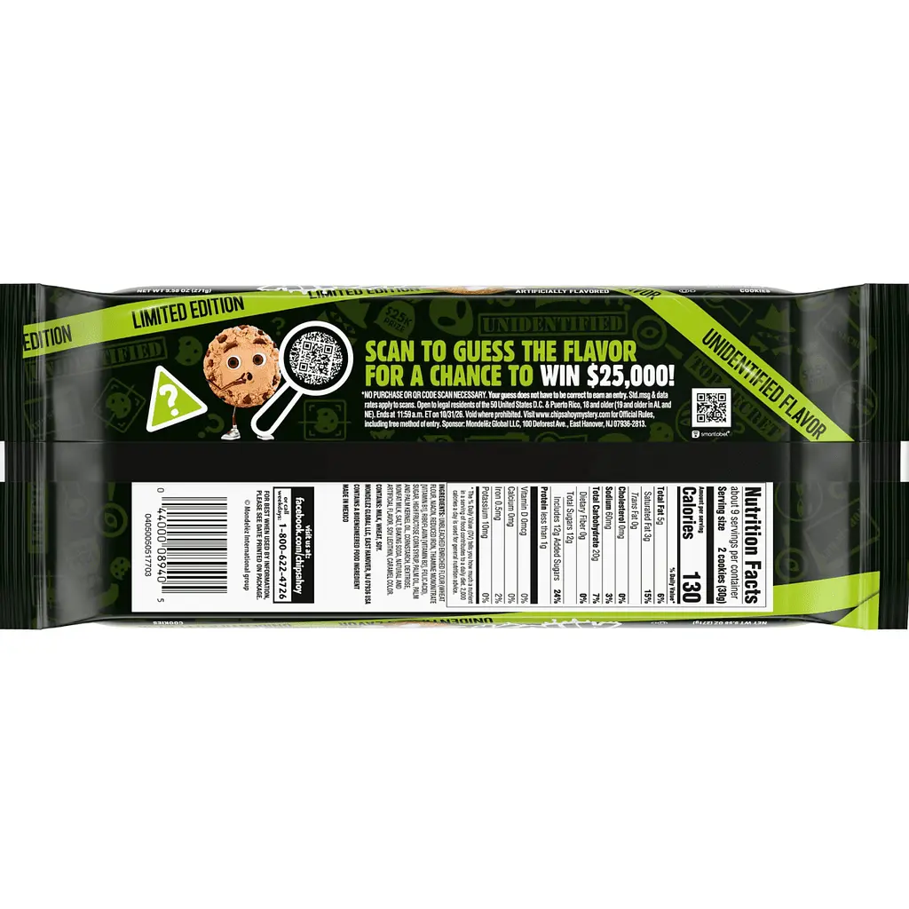 Печиво Chips Ahoy! Chewy Mystery Glitch Cookies 271г - фото 8