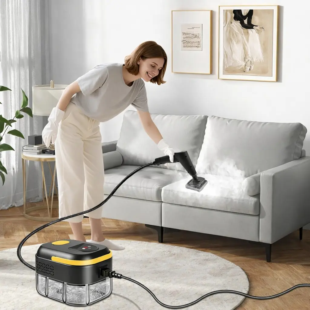 Потужний пароочисник 1500W, 1700 мл, 3.5 бар з цифровим дисплеєм та подвійним контролем температури - фото 4