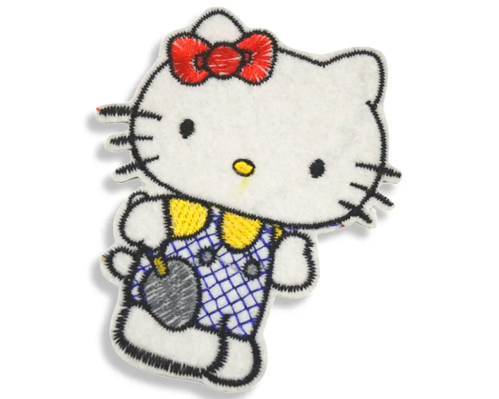 Нашивка-аппликация для одежды №113 Hello Kitty 6×8 см 9 шт. - фото 2