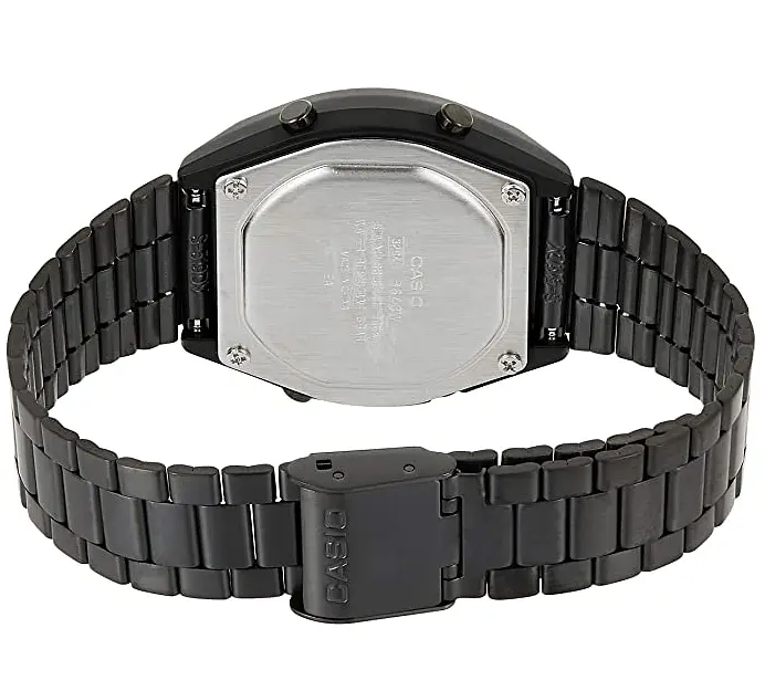 Чорні чоловічі годинники наручні сталеві оригінальні Японія Casio Collection B640WB-1AEF - фото 3