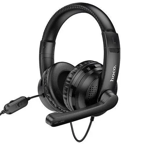 Навушники HOCO W103 PC Magic with microphone чорний