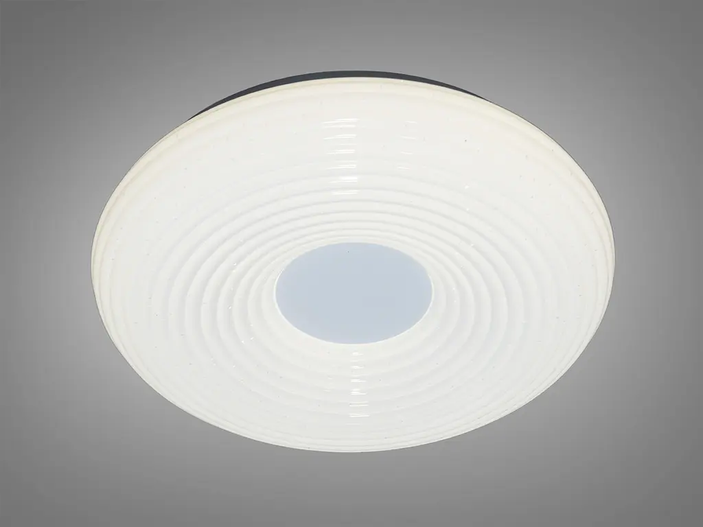 Люстра стельова LED Diasha Y2-17/400WHITE 52W, діаметр 40 см, білий, сучасний стиль для коридору, вітальні, спальні - фото 2