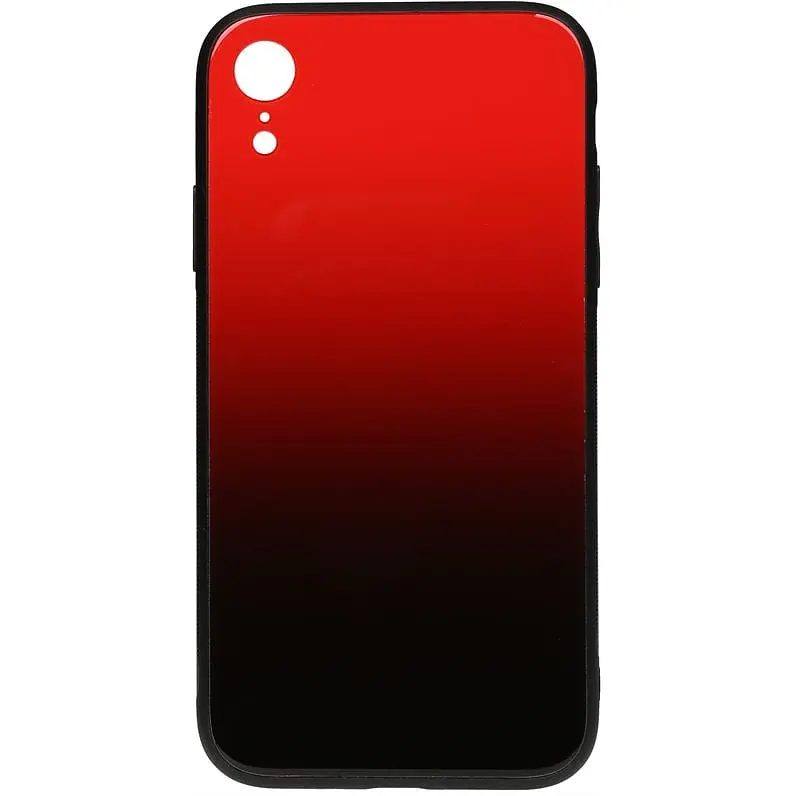 Чохол-накладка Toto Gradient Glass Case Apple iPhone XR Red - фото 1