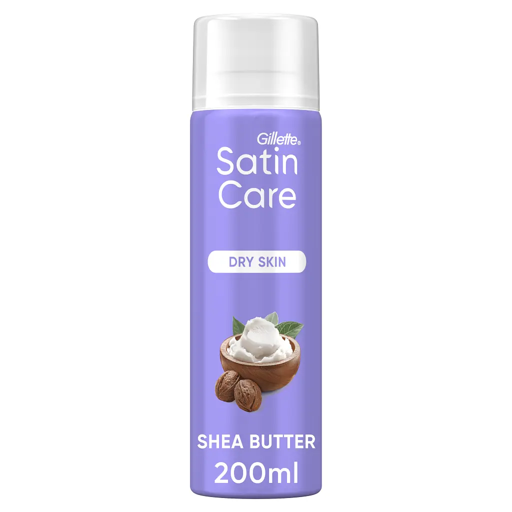 Гель для гоління Satin Care Shea Butter Silk Для сухої шкіри 200 мл (7702018012466) - фото 2