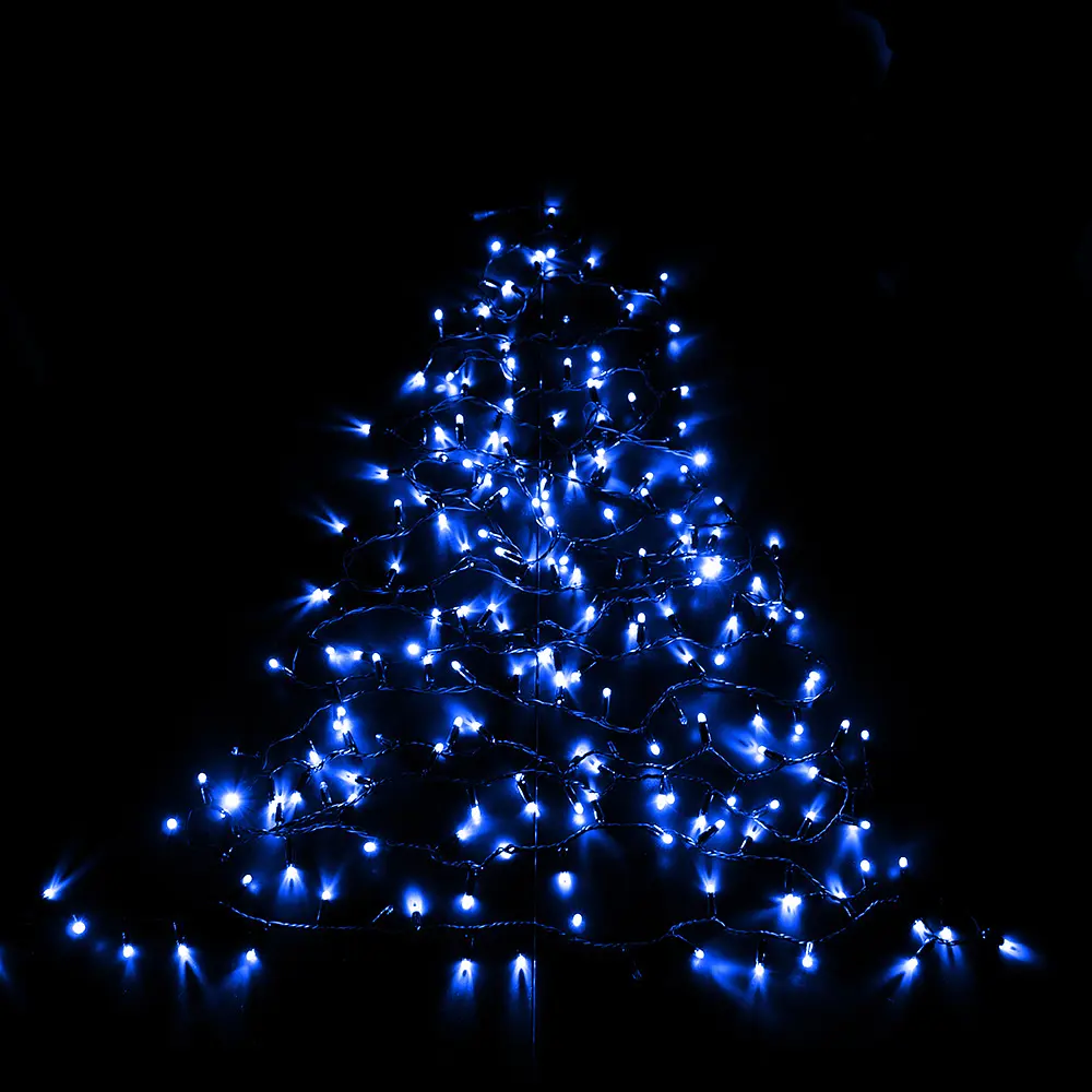 Гирлянда уличная Starlight линейная синий свет 100 LED 5 м (57276) - фото 6
