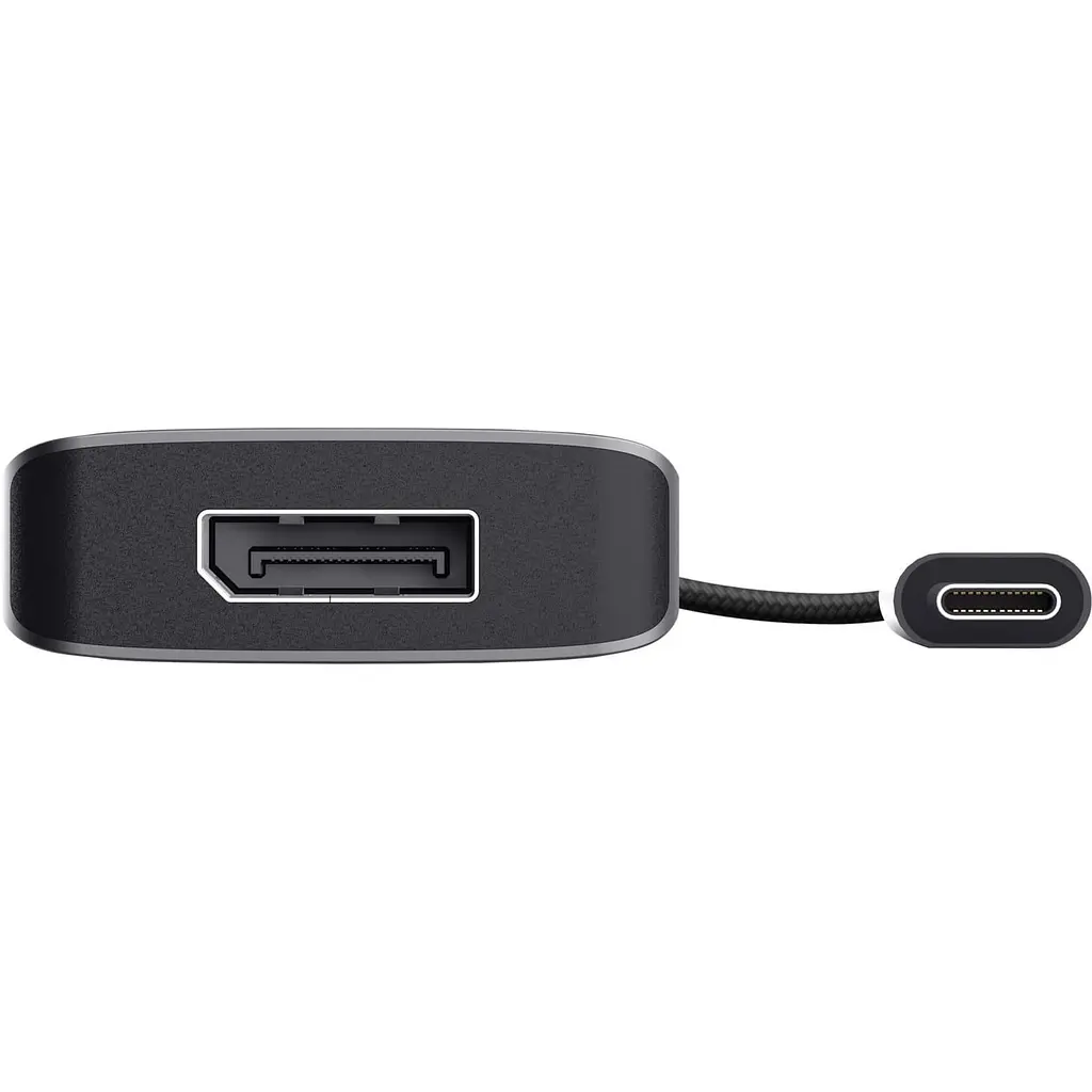 USB-Хаб Trust Dalyx 7in1 USB-C 2xUSB-А 3.2/2xUSB-С/2xHDMI/Display Port, Алюміній, 0.16м, Сірий (25661_TRUST) - фото 6