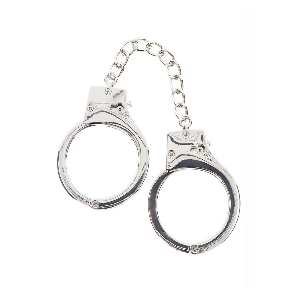 Наручники Taboom Silver Plated BDSM Handcuffs 65 см сріблястий - фото 3