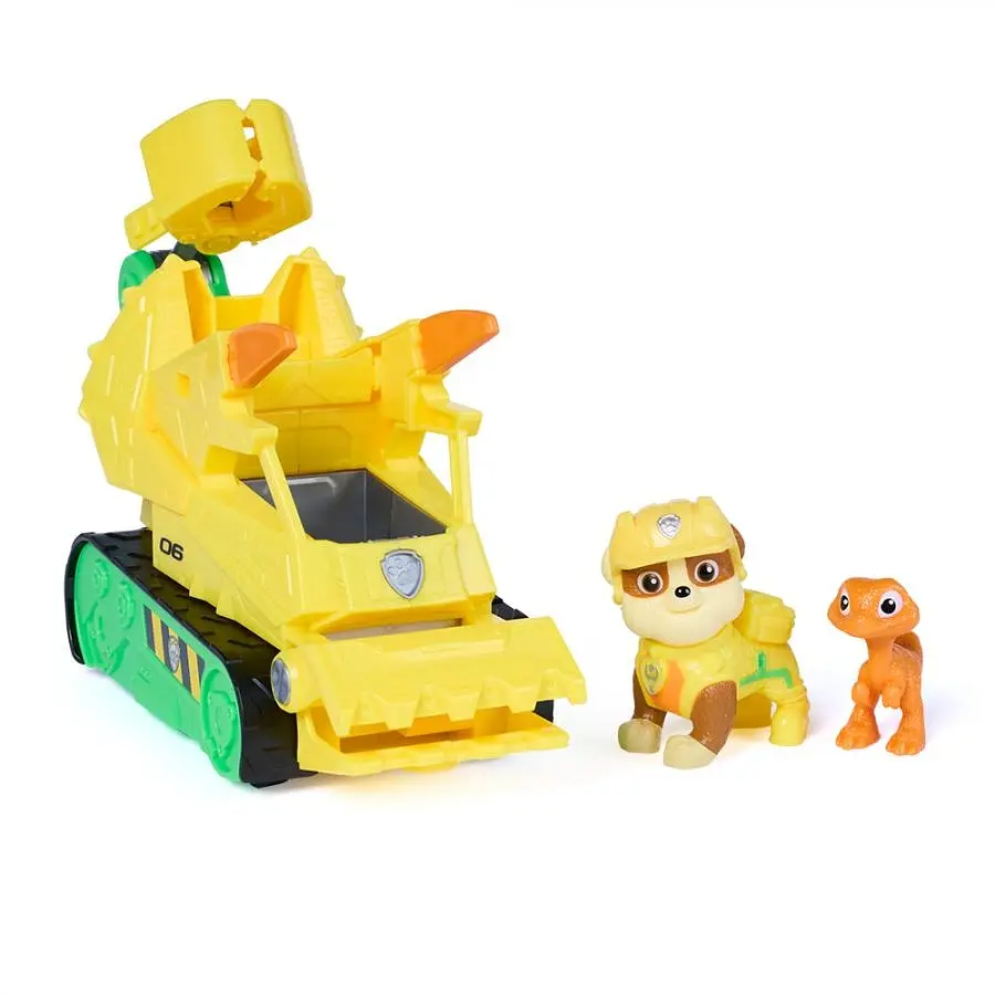 Цуценячий патруль Paw Patrol Дінокіно рятувальний бульдозер з водієм Кремез (SM97236/6075771) - фото 5