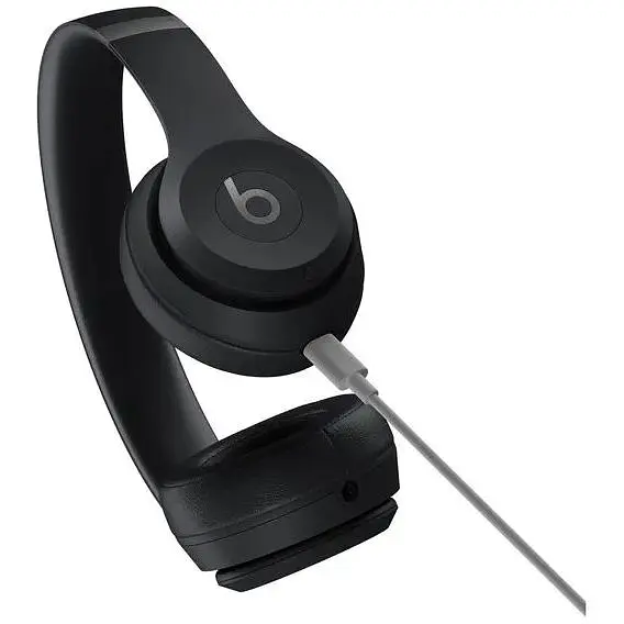 Беспроводные наушники Beats Solo 4 Matte Black (черные) MUW23 - фото 5