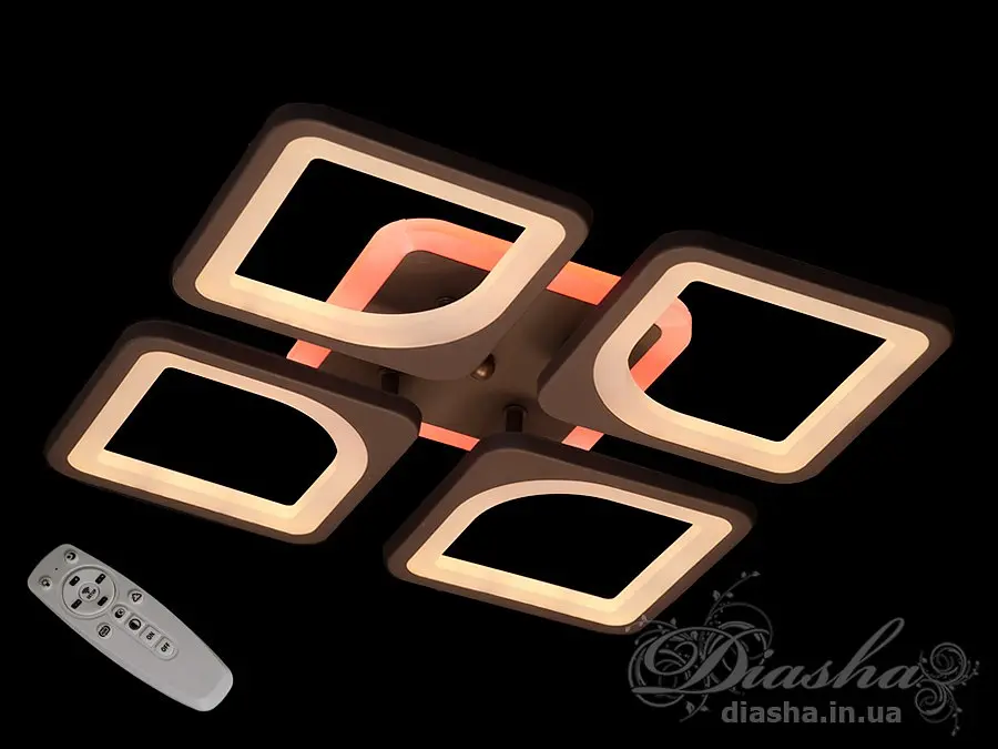 Люстри світлодіодні Diasha S8060/4CF LED 3color dimmer